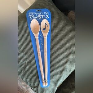 Wood Cooking Utensils Drumstick Mixing Spoons - Mix Sticks